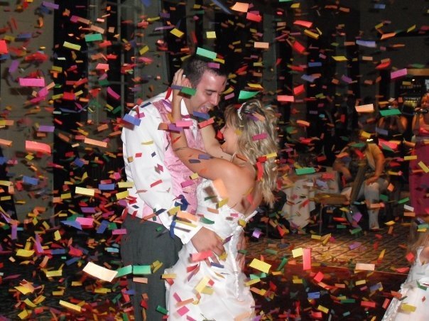  Sash and Table Runner Fabulous Confetti Cascade Wedding First Dance 
