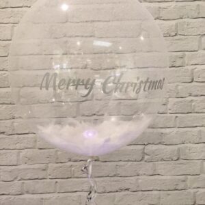 Personalised Clear Deco Bubble